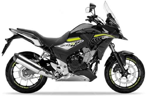 Honda cb 500 x 2016 2017 asteroid black metallic NHA35 fooqs stickers motorcycle decals aufkleber naklejki oem