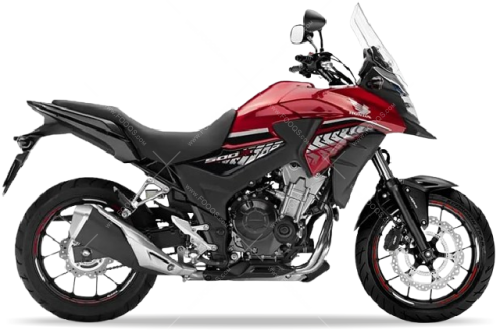 Honda cb 500 x 2016 2017 candy rosy red R340 fooqs stickers motorcycle decals aufkleber naklejki oem parts