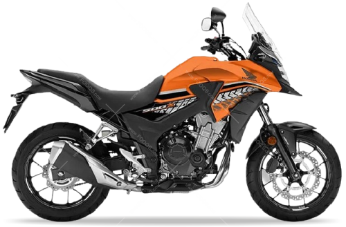 Honda cb 500 x 2016 2017 nitric orange YR271 fooqs stickers motorcycle decals aufkleber naklejki