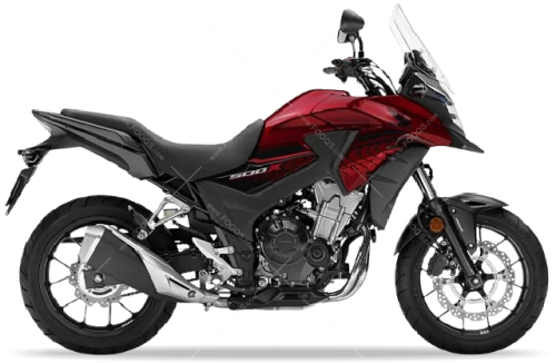 Honda cb 500 x 2018 candy chromosphere red R381 fooqs stickers motorcycle decals aufkleber naklejki oem