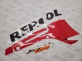 Honda CBR 1000RR  cbr1000rr 1000 rr 2007 Repsol USA Orange YR250 Blue PB123 fooqs naklejki stickers decals aufkleber oem original pearl adesivi autocollants fairing fairings tank fuel sc57b sc 57 b sc57 racing part price restoration paint renew iconic 11