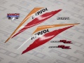 honda cbr1000rr cbr 1000 rr 1000rr sc57b sc 57 b sc57  racing repsol fireblade orange YR250 blue PB123 fooqs naklejki stickers decals aufkleber oem autocollants original adesivi decal sticker emblem tank fairing fairings cover abs restoration paint set 34