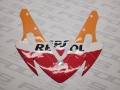 Honda CBR 1000RR cbr1000rr 1000 rr sc59 sc 59 2013 USA Repsol Orange YR250HA fooqs naklejki stickers decals aufkleber adesivi adesivo autocollants sticker decal label emblem 3d tank fuel fairing fairings cover part parts price paint 9