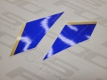 Suzuki GSX R 1100 1992 gsxr gsxr1100 gsx1100r L99 Blue White fooqs naklejki stickers decals aufkleber adesivi adesivo autocollants decal label sticker fairing fairings tank cover front rear emblem oem original 21