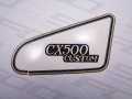 Honda CX 500 Custom 1982 blue naklejki fooqs naklejki stickers decals aufkleber oem nalepke oryginalne naljepnice za motocikl