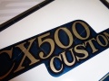 Honda CX 500 Custom 1982 blue naklejki fooqs naklejki stickers decals aufkleber oem stickers parts nalepke
