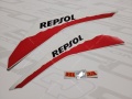 Honda cbr1000rr cbr 1000 rr 1000rr sc59 sc 59 2008 2009 repsol Orange YR250 Blue Pearl PB123 fooqs naklejki stickers decals aufkleber oem autocollants adesivi adesivo decal label amblem 3d tanf fairing fairings cover price parts paint 42