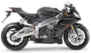 Aprilia RSV4 1000R 2013 Opaque Competition Black naklejki