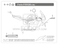 Yamaha FZ1 S fazer 2006 2007 2008 2009 Dark Blue U DPBMU motor stickers oem parts aufkleber adesivi naklejki