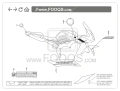 Yamaha FZ1 S fazer 2011 2012 2013 2014 2015 Bluish White Cocktail 1 BWC1 aufkleber adesivi oem parts stickers decals