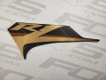 Yamaha YZF R1 2008 dark grey gold RN19 stickers aufkleber motodecals adesivi pegatinas nálepky autocollants