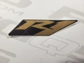Yamaha YZF R1 2008 dark grey gold RN19 naklejki stickers aufkleber motodecals adesivi pegatinas nálepky GDGMG fairing