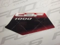 Honda CBF 1000 S 2009 2010 red R320 fooqs fairing naklejki stickers decals aufkleber oem pegatinas klistremerker Aufkleber