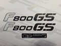 BMW F 800 GS 2007 silver matt WN25 fooqs naklejki stickers decals aufkleber adesivi pegatinas autocollants fairings restoration