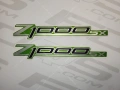 Kawasaki Z 1000 SX 2011 2016 green 17P fooqs naklejki stickers decals aufkleber adesivi pegatinas autocollants fairings