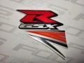 Suzuki GSXR 1000 2007 silver YMD red YHH fooqs naklejki stickers decals aufkleber adesivi pegatinas autocollants fairings replicas