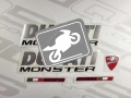Ducati Monster 696 2008 2010 red fooqs naklejki stickers decals aufkleber adesivi pegatinas autocollants fairings motodecals