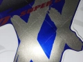 Honda CBR 1100 XX 1999 2001 blue fooqs naklejki stickers decals aufkleber adesivi pegatinas autocollants fairings tank