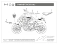 Mv Agusta Brutale 910 R Italia 2006 blue fooqs naklejki motor stickers oem parts aufkleber original parts