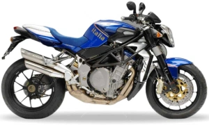 MV Agusta Brutale 910 R Italia 2006 blu adesivi