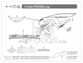 Honda XL 650 V Transalp 2005 2007 fooqs motorcycle decals aufkleber oem autocollants adesivi naklejki nalepky adhesivos nalepky