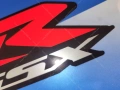 Suzuki GSXR 600 2005 blue YBA WH fooqs set naklejki stickers decals adesivi aufkleber autocollants kit motorcykel stickers