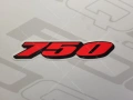 Suzuki GSXR 750 2006 blue YKY white YBD fooqs naklejki stickers decals aufkleber oem parts