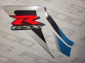 Suzuki GSXR 750 2006 blue YKY white YBD fooqs naklejki stickers decals aufkleber letft fairing