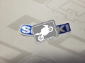 Suzuki GSXR 750 2006 blue YKY white YBD fooqs naklejki stickers decals aufkleber tail