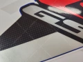 Suzuki GSXR 750 2006 blue YKY white YBD fooqs set naklejki stickers decals adesivi aufkleber autocollants kit motorcykel stickers