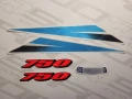 Suzuki GSXR 750 2006 blue YKY white YBD fooqs naklejki stickers decals aufkleber rear fairing tail