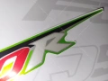 Kawasaki ZX 10R 2007 green 777 fooqs set naklejki stickers decals adesivi aufkleber autocollants mátrix oem bodywork fairings