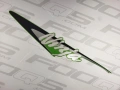 Kawasaki ZX 10R 2007 green 777 fooqs set naklejki stickers decals adesivi aufkleber autocollants mátrix oem fairings tank