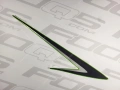 Kawasaki ZX 10R 2007 green 777 fooqs set naklejki stickers decals adesivi aufkleber autocollants mátrix oem original parts