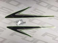 Kawasaki ZX 10R 2007 green 777 fooqs set naklejki stickers decals adesivi aufkleber autocollants mátrix oem fairings replacement graphics