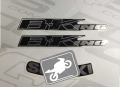 Suzuki B King 2007 2012 black fooqs set naklejki stickers decals adesivi aufkleber autocollants mátrix oem bodywork fairings