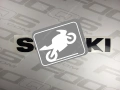Suzuki GSXR 600 2006 black 019 fooqs set naklejki stickers decals adesivi aufkleber autocollants mátrix oem restoration set fairings