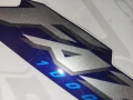 Yamaha FZS 1000 Fazer 2003 2005 dark blue L fooqs set naklejki stickers decals adesivi aufkleber autocollants mátrix oem bodywork fairings