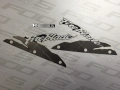 Honda CBR 900 RR 1998 NH1D black silver fooqs set naklejki stickers decals adesivi aufkleber autocollants mátrix oem fairings parts