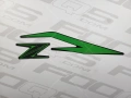 Kawasaki Z 650 2025 black green fooqs set naklejki stickers decals adesivi aufkleber autocollants mátrix oem original parts