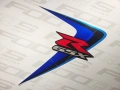 Suzuki GSXR 600 2006 blue YKY white YBD fooqs naklejki fairing replacement bodywork decals