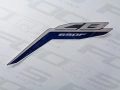 Honda CB 650 F 2017 2018 blue PB308 fooqs set naklejki stickers decals adesivi aufkleber autocollants mátrix oem tank original