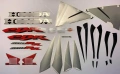 Honda CBR 600 RR 2006 black silver fooqs motorcycle stickers