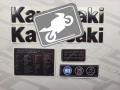 Kawasaki Z 1000 2013 ebony black fooqs naklejki stickers decals aufkleber adesivi pegatinas autocollants fairings