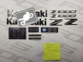 Kawasaki Z 1000 2013 ebony black fooqs naklejki stickers decals aufkleber adesivi pegatinas autocollants fairings