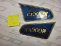 Honda CX 500 C 1981 blue PB110CU fooqs stickers aufkleber naklejki autocollants adesivi nalepky motorstickers