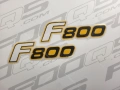 BMW F 800 GS 2007 2008 yellow black WN33 fooqs naklejki stickers decals aufkleber oem სტიკერები αυτοκολλητα μοτοσικλέτας