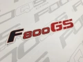 BMW F 800 GS 2009 2010 fooqs motorcycle decals aufkleber replica motorcykel stickers oem original