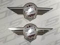 Harley Davidson Fat Boy 2004 black silver fooqs naklejki stickers decals aufkleber oem motorfiets