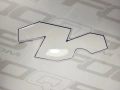 Honda NSR 125 1999 2000 blue red white fooqs naklejki stickers decals aufkleber adesivi pegatinas autocollants fairings oem 10